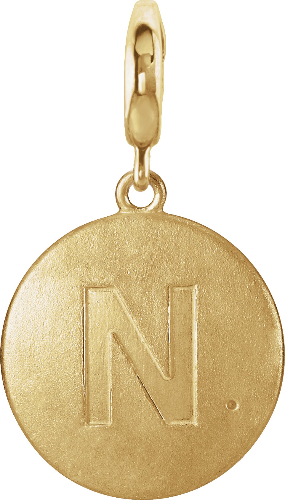 Accented Initial Charm/Pendant