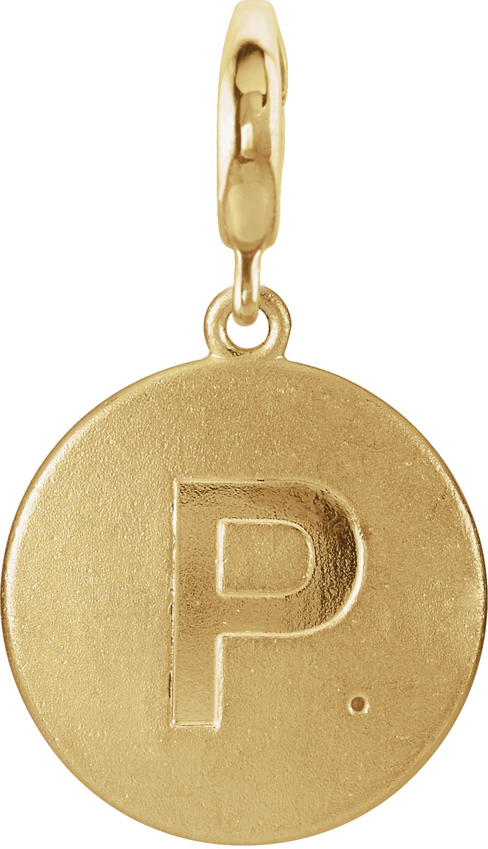 Accented Initial Charm/Pendant