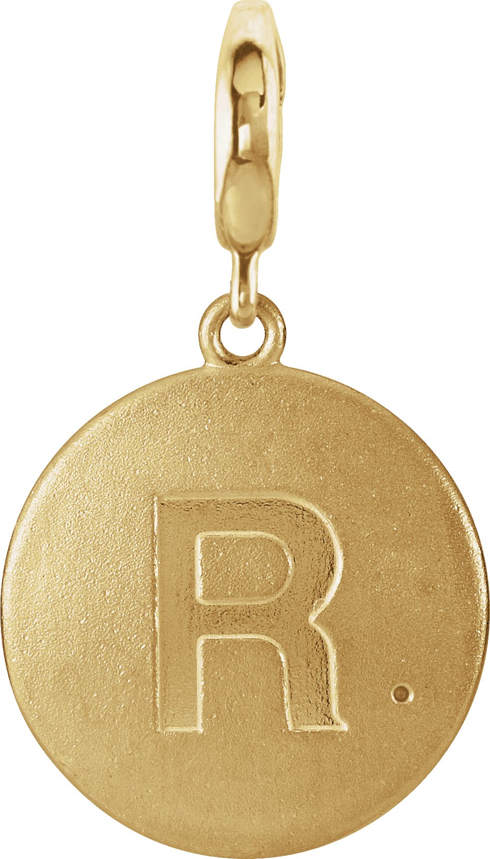 Accented Initial Charm/Pendant