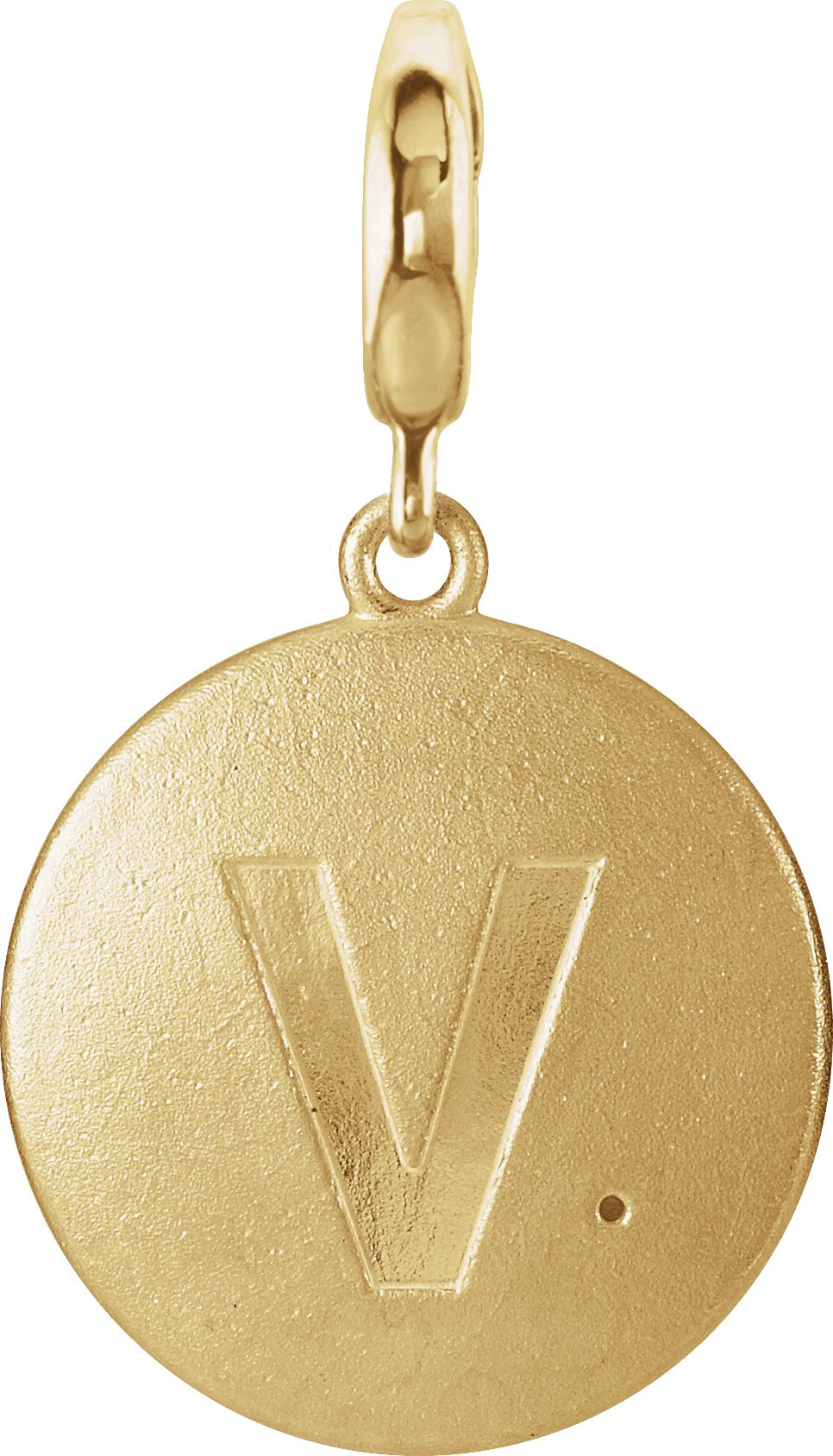 Accented Initial Charm/Pendant
