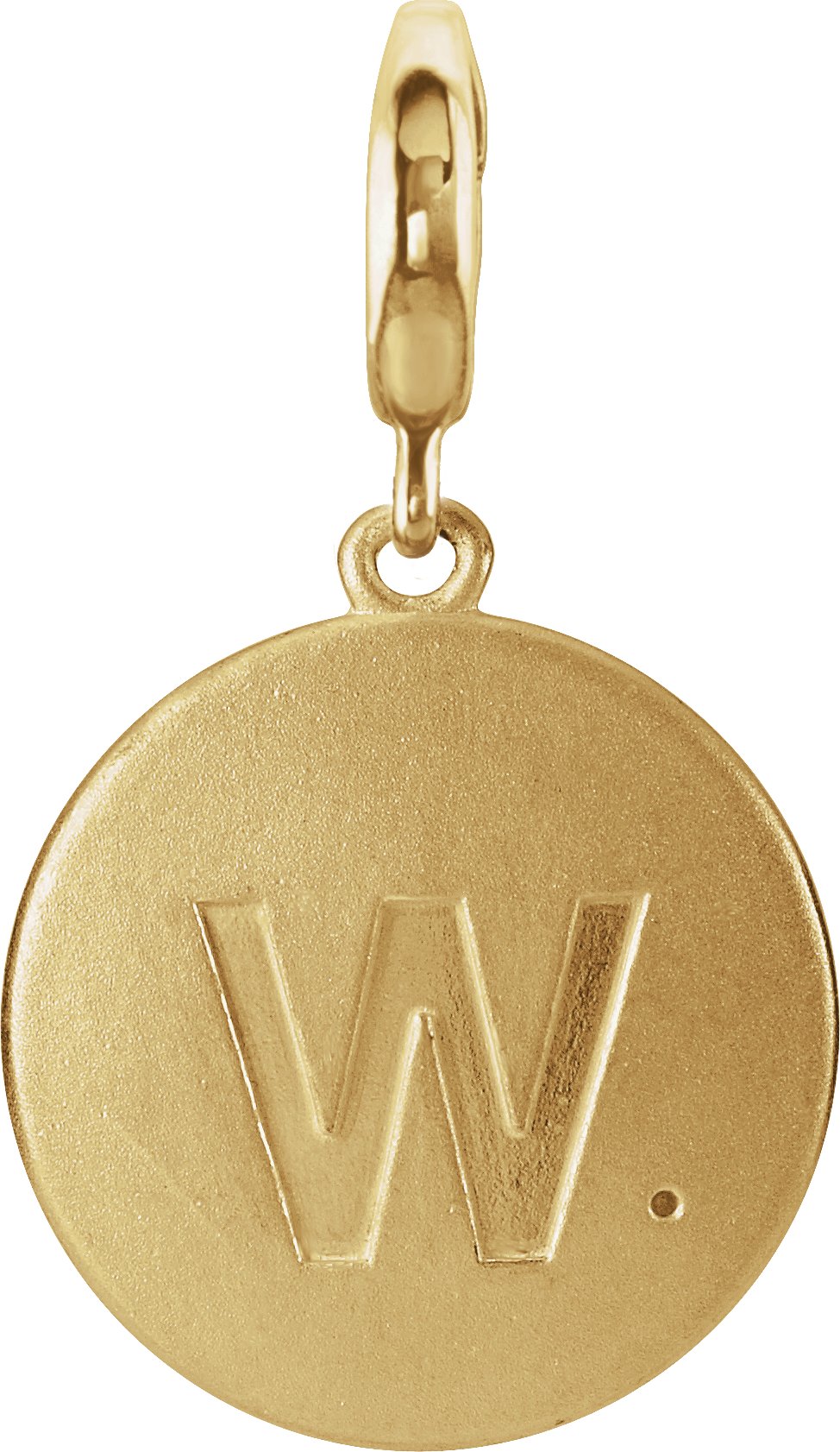 Accented Initial Charm/Pendant