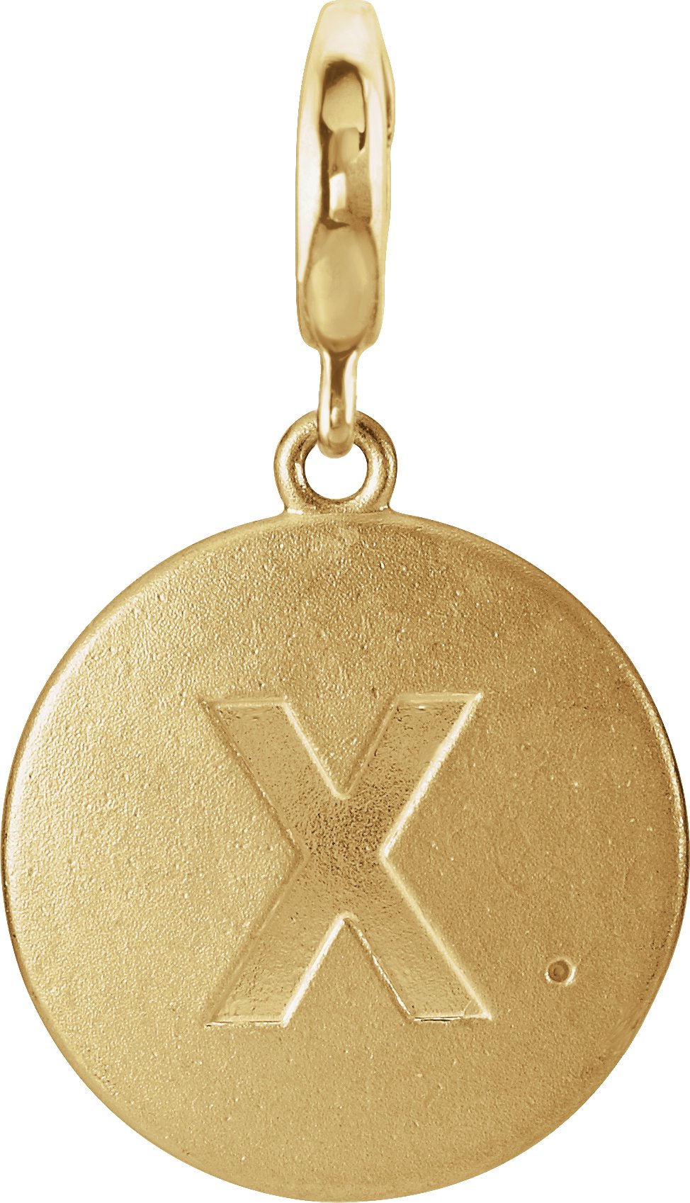 Accented Initial Charm/Pendant