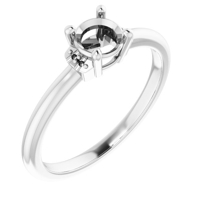 Accented Engagement Ring