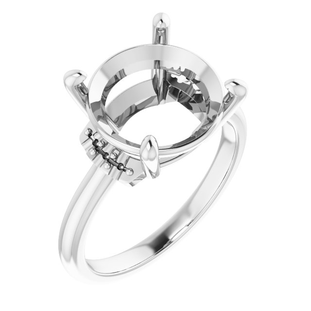 Accented Engagement Ring