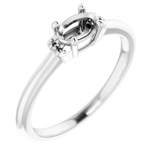 Accented Engagement Ring