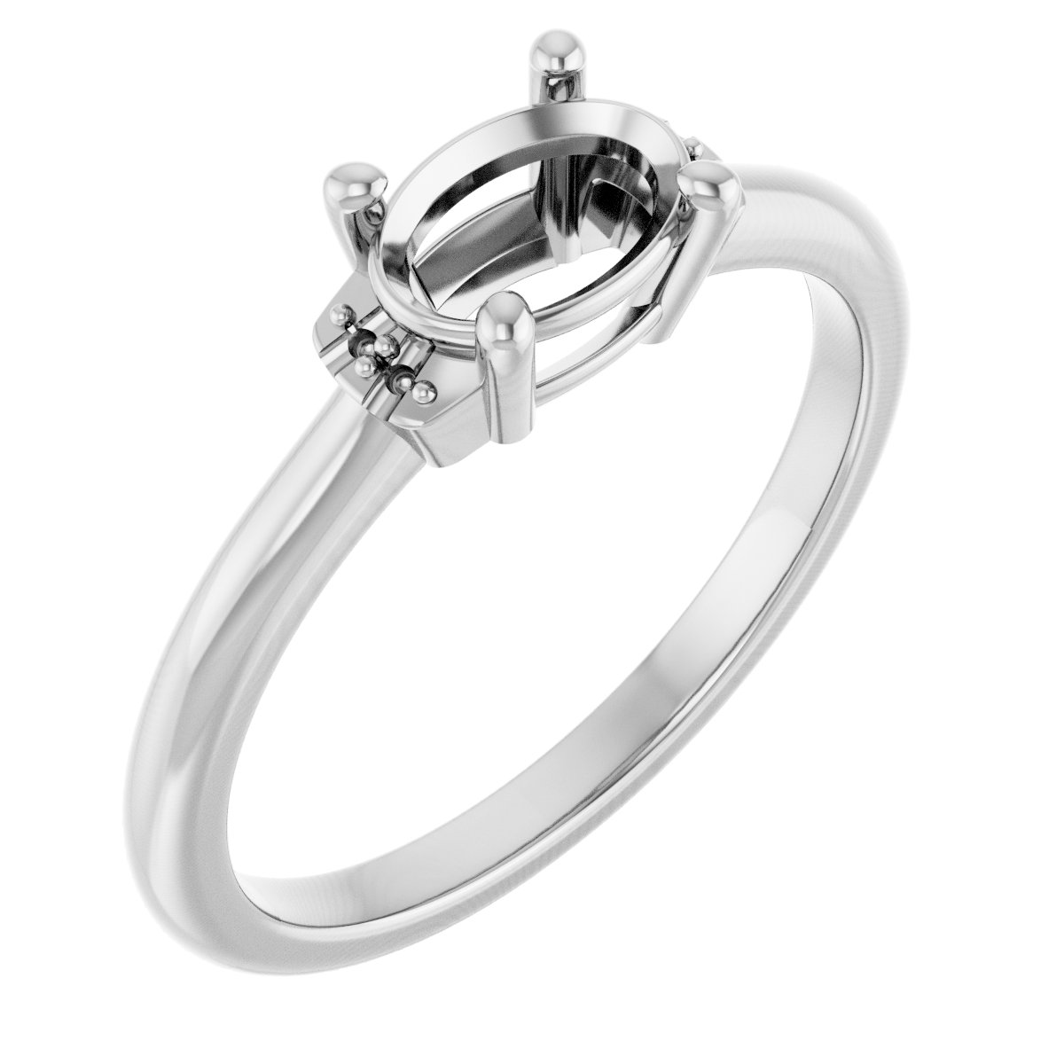 Accented Engagement Ring