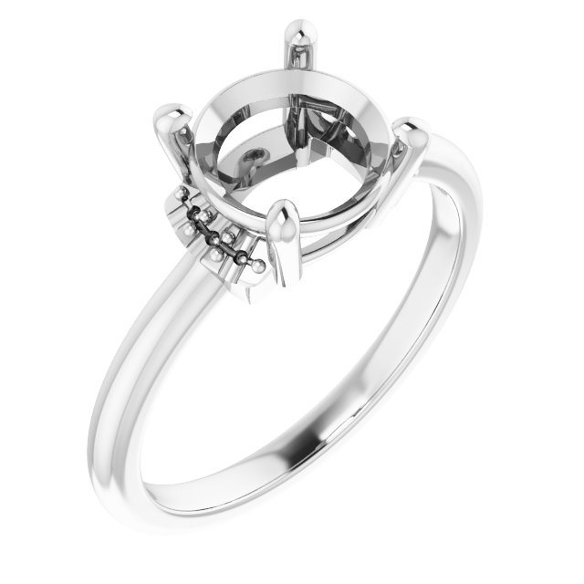 Accented Engagement Ring