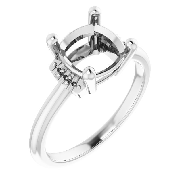 Accented Engagement Ring
