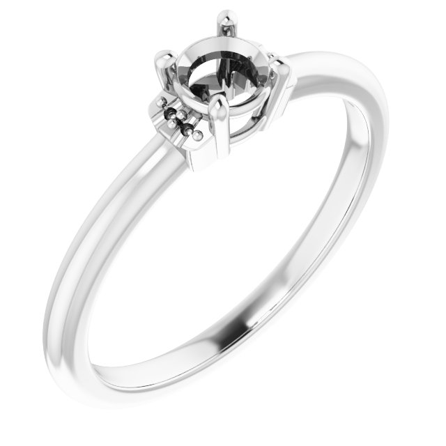 Accented Engagement Ring