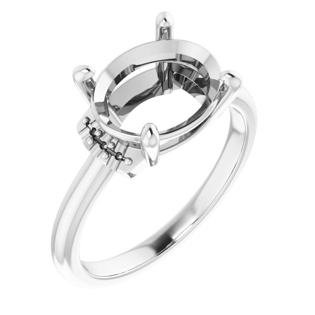 Accented Engagement Ring