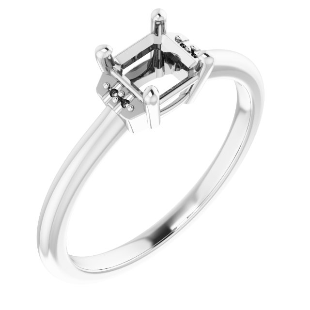 Accented Engagement Ring