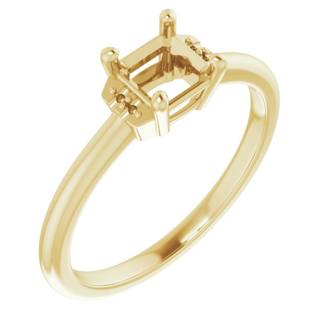Accented Engagement Ring