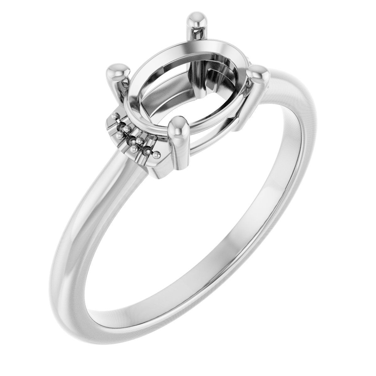 Accented Engagement Ring