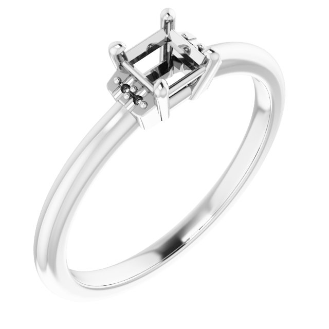 Accented Engagement Ring
