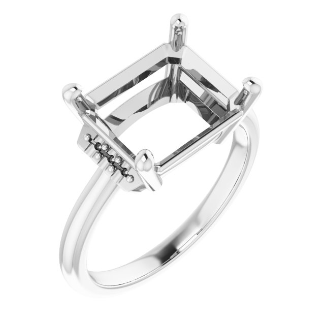 Accented Engagement Ring