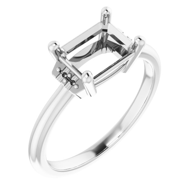 Accented Engagement Ring