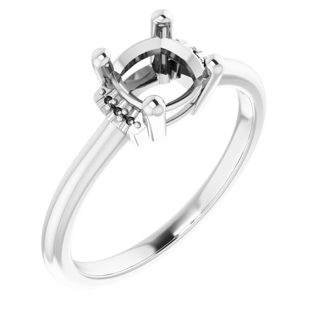 Accented Engagement Ring