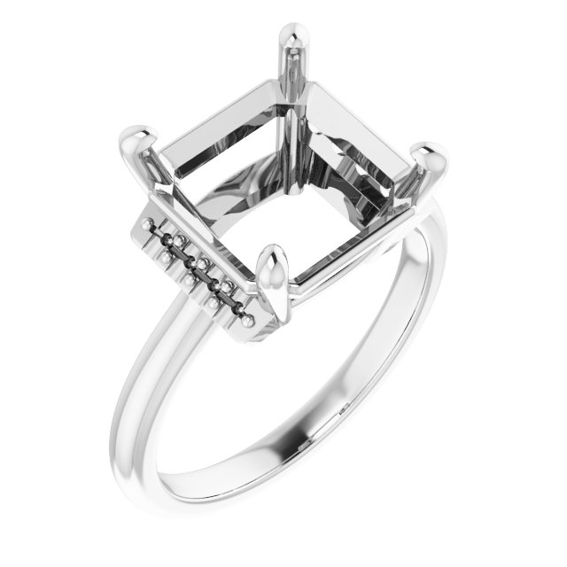 Accented Engagement Ring