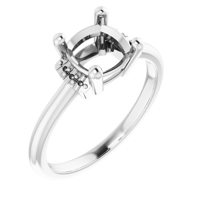 Accented Engagement Ring