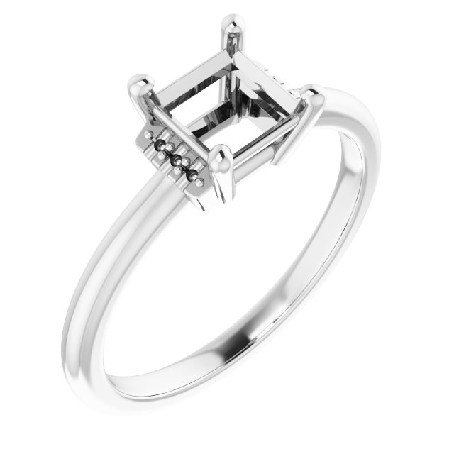 Accented Engagement Ring
