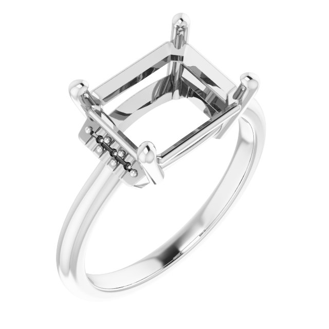 Accented Engagement Ring