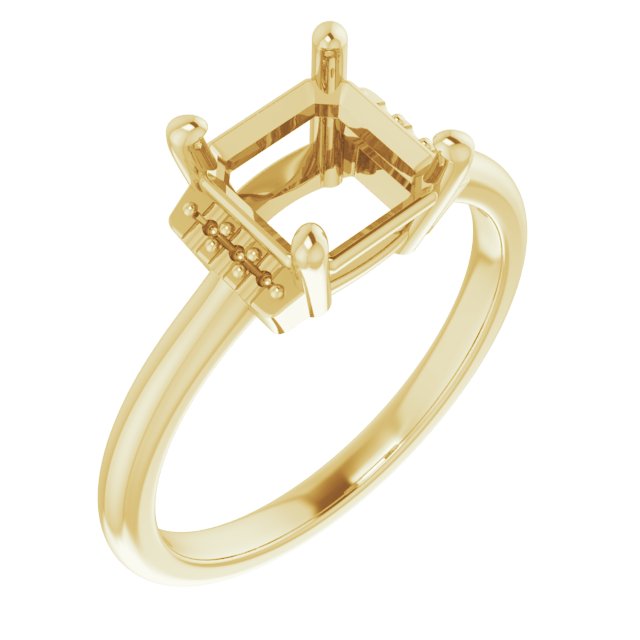 Accented Engagement Ring