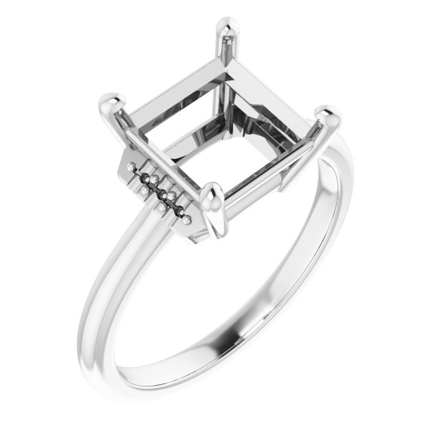 Accented Engagement Ring