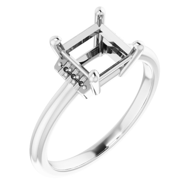 Accented Engagement Ring