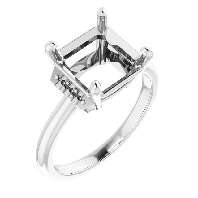 Accented Engagement Ring