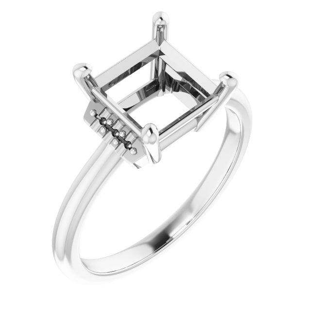 Accented Engagement Ring