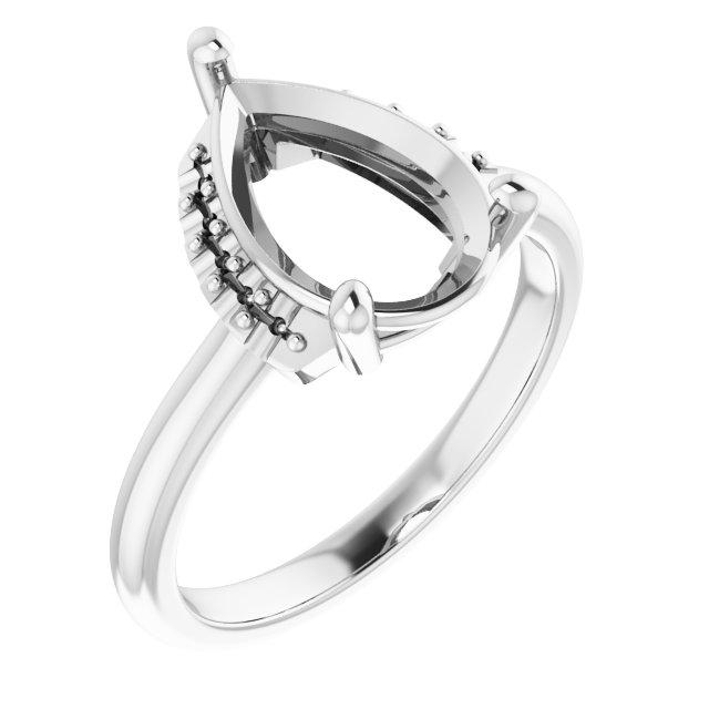 Accented Engagement Ring