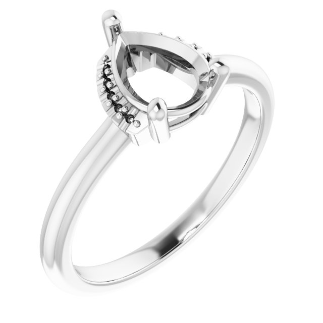 Accented Engagement Ring