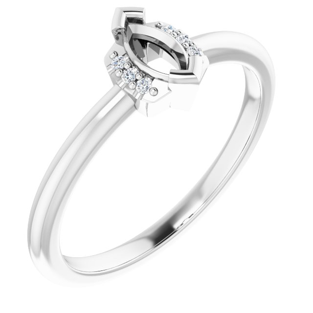14k White Gold