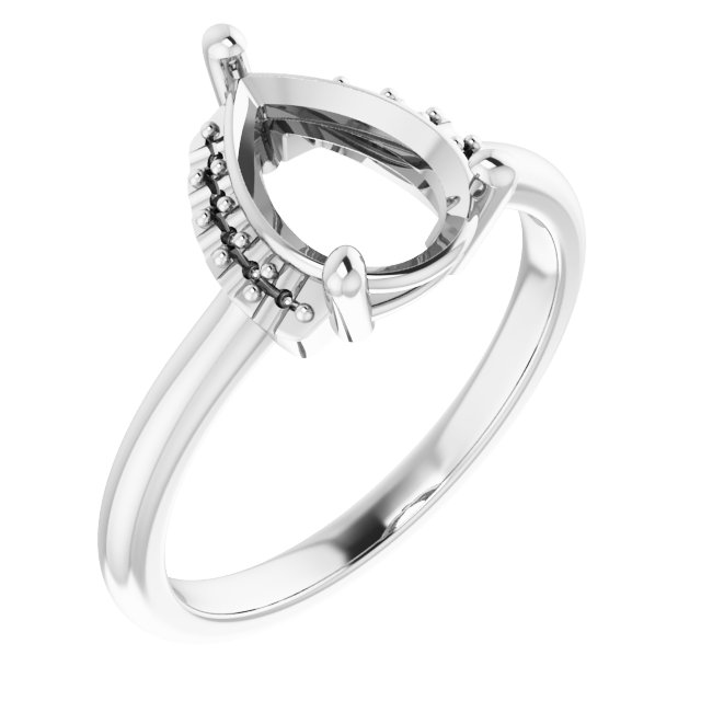 Accented Engagement Ring