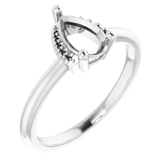 Accented Engagement Ring