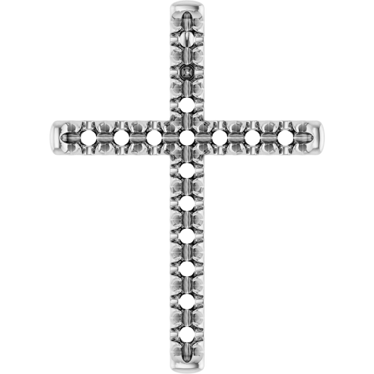 French-Set Cross Necklace or Pendant