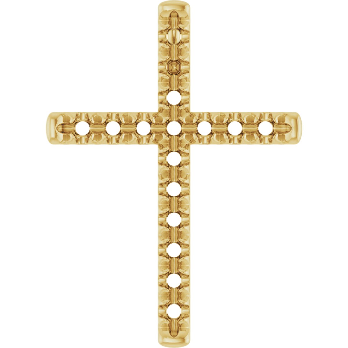 French-Set Cross Necklace or Pendant