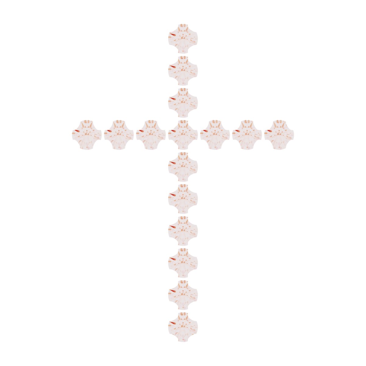 French-Set Cross Necklace or Pendant