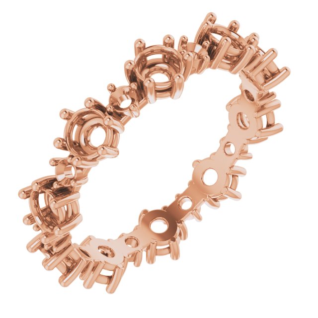 Accented Eternity Band