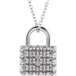 Lock Necklace or Pendant
