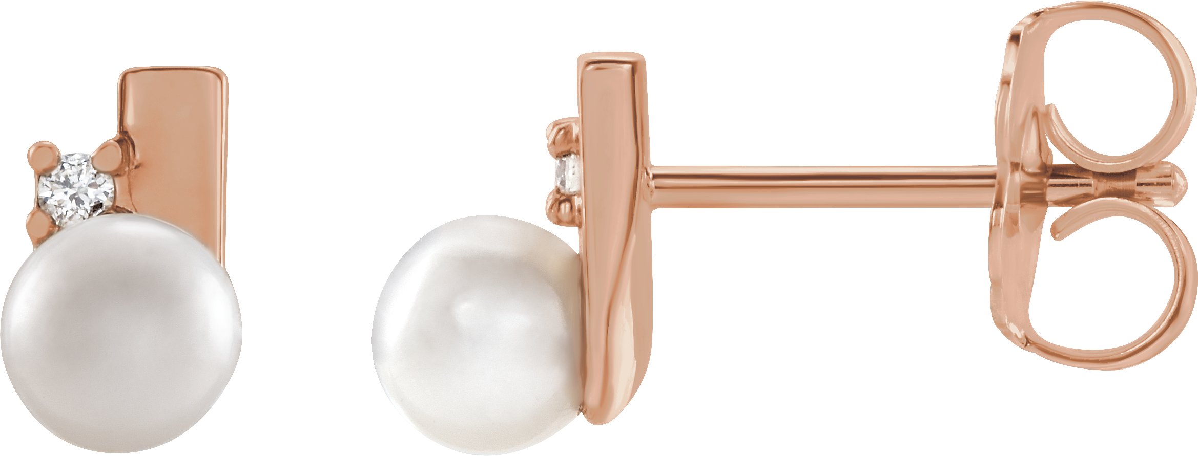 Pearl Geometric Earrings