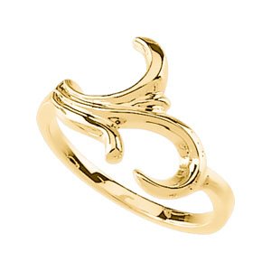 14KY 16mm Metal Fashion Ring Ref 115455