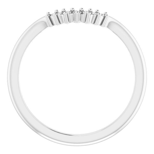 Band Mounting for 8 mm Square Ring view 2