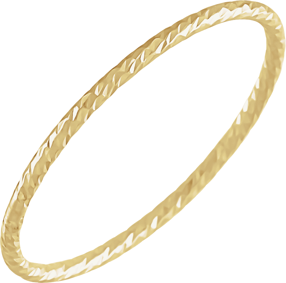 gold stackable ring