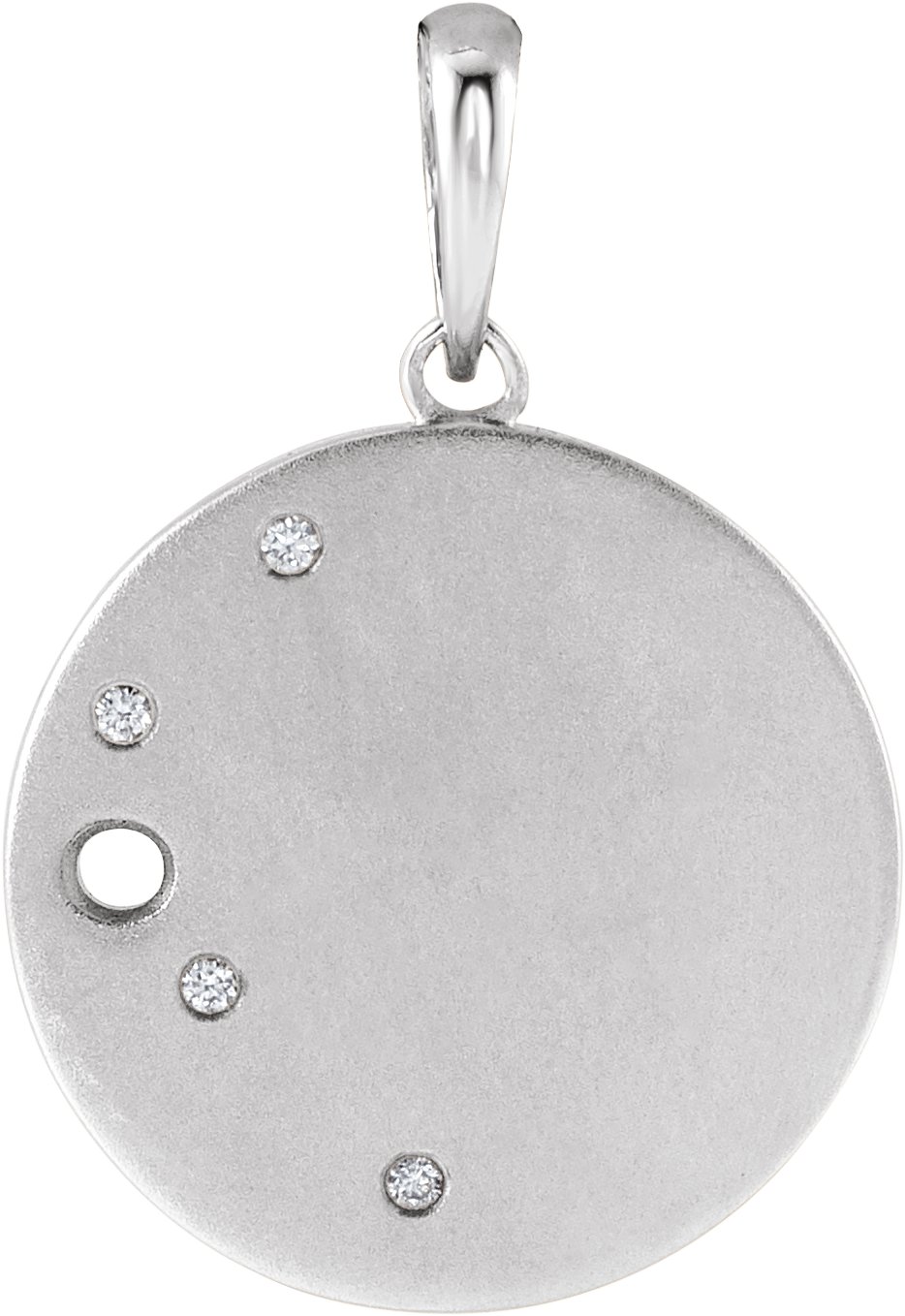 Family Accented Circle Necklace or Pendant