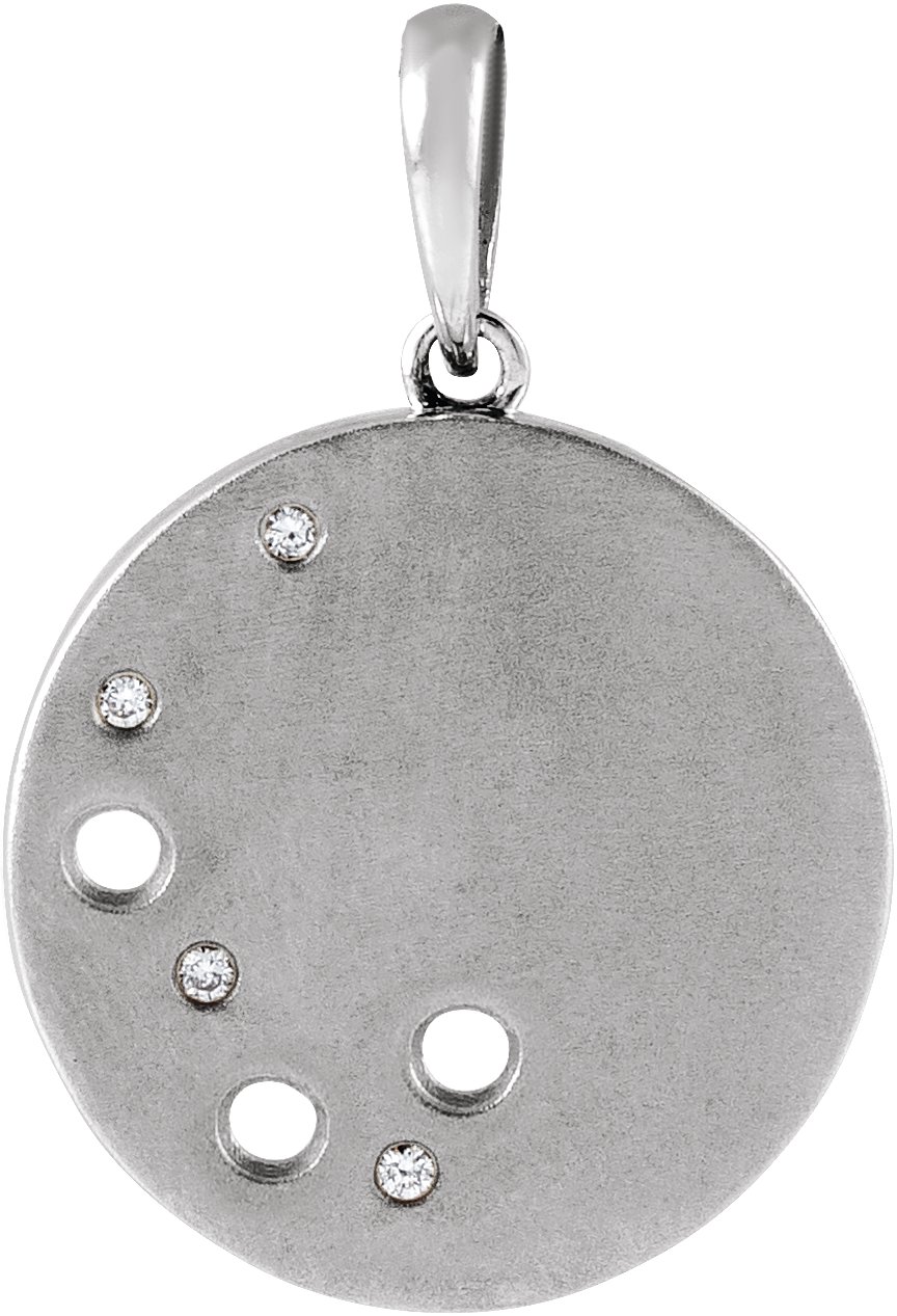 Family Accented Circle Necklace or Pendant