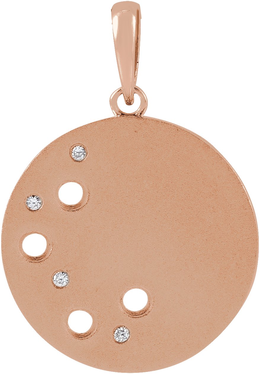 Family Accented Circle Necklace or Pendant