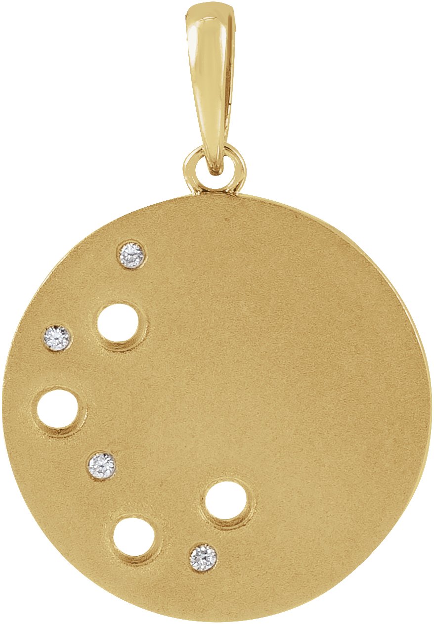 Family Accented Circle Necklace or Pendant