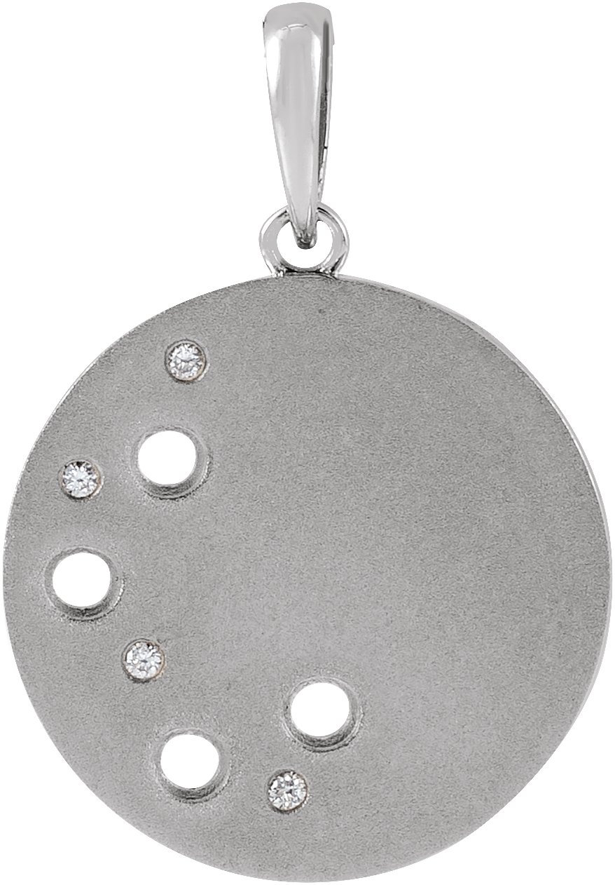 Family Accented Circle Necklace or Pendant
