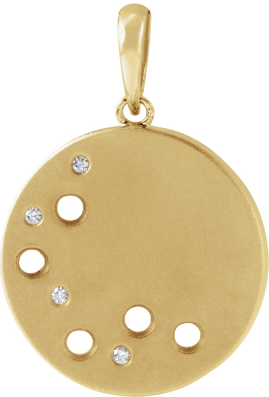 Family Accented Circle Necklace or Pendant